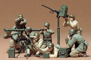 Tamiya Plastmassist mudel US Gun and Mortar Team цена и информация | Коллекционные модели автомобилей | kaup24.ee