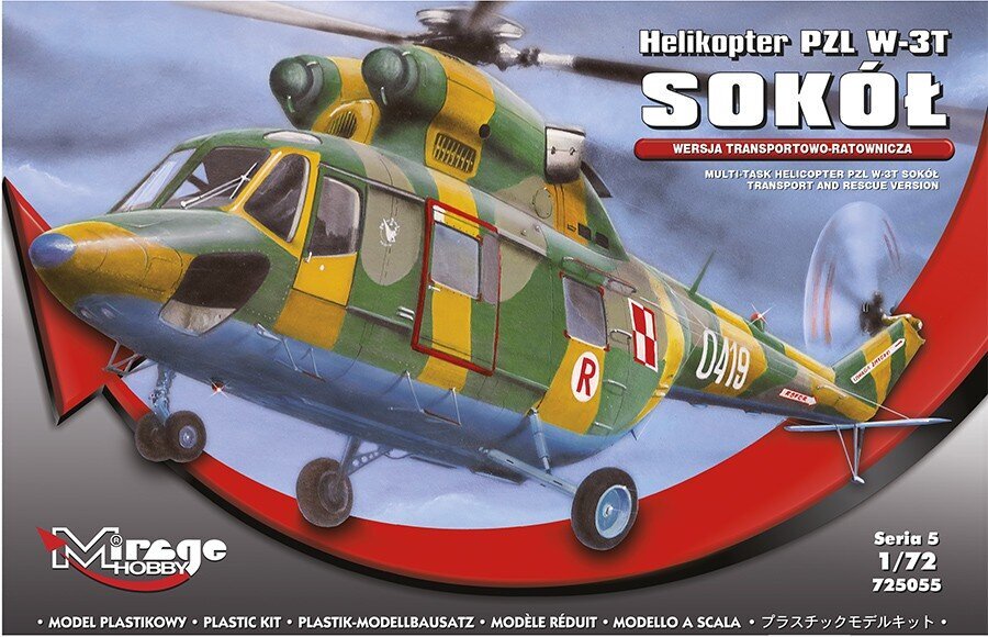 Mirage MIRAGE PZL W-3T SOKOL helikopter hind ja info | Mudelautode kollektsioneerimine | kaup24.ee