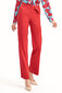 Punased laieneva säärega püksid - SD61 hind ja info | Naiste püksid | kaup24.ee