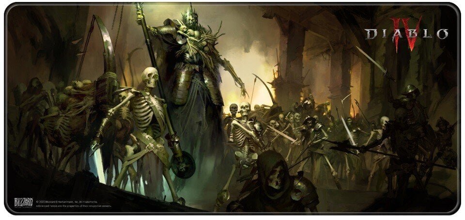 Diablo IV Skeleton King hiirematt l 940x420x4mm цена и информация | Hiired | kaup24.ee