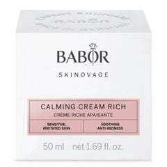 Насыщенный успокаивающий крем для чувствительной кожи лица Babor Skinovage Calming Cream Rich, 50 мл. цена и информация | Кремы для лица | kaup24.ee