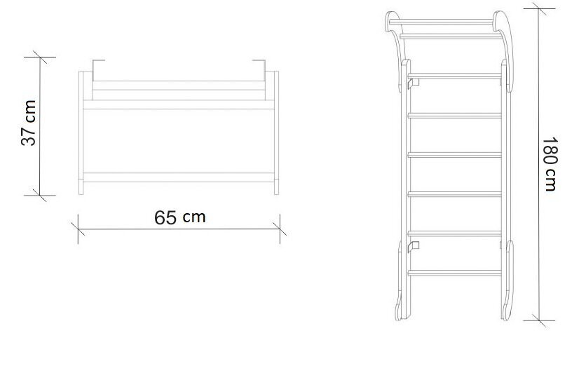 Rootsi sein SANRO BABY MINI-1, 180-65cm цена и информация | Varbseinad | kaup24.ee