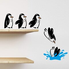 Vinüülist seinakleebised Penguins Wall Decal hind ja info | Seinakleebised | kaup24.ee