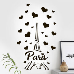 Vinüülist seinakleebis Pariis – Eiffeli torni цена и информация | Декоративные наклейки | kaup24.ee