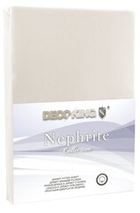 Хлопковая простыня NEPHRITE BEI ​​160-180 + 30 см цена и информация | Сетки для кроватей | kaup24.ee