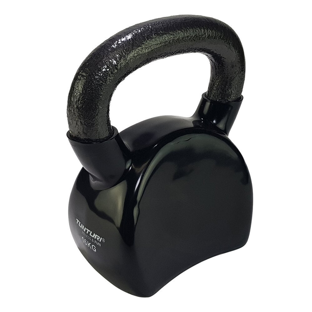 Sangpomm Tunturi Vinyl Kettlebell, 16 kg, must цена и информация | Hantlid, kangid, raskused | kaup24.ee