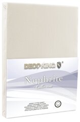 Kummiga voodilina DecoKing Jersey Nephrite Collection, 200x220 cm, kreem hind ja info | Voodilinad | kaup24.ee