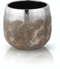 Keraamiline pott Moon 18x16(H) cm, kuldne цена и информация | Вазоны | kaup24.ee