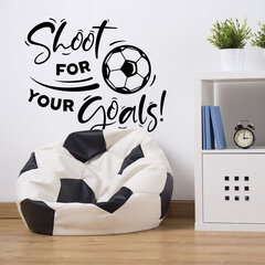 Shoot for your goals наклейки на стену, декор в детскую или гостинную цена и информация | Декоративные наклейки | kaup24.ee