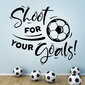 "Shoot for your goals" seinakleebised, lasteaia või elutoa sisustus, seinapakkumine цена и информация | Seinakleebised | kaup24.ee