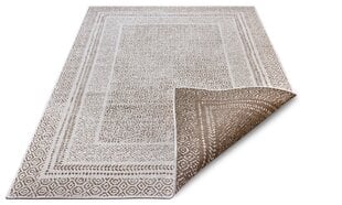 Kahepoolne In-& Outdoor Flatweave vaip, beež hind ja info | Vaibad | kaup24.ee