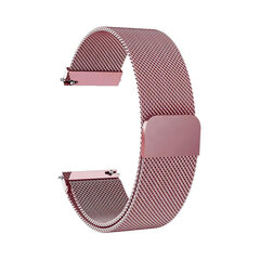 Milanese Loop 20mm – Roosa Kuld hind ja info | Nutikellade ja nutivõrude tarvikud | kaup24.ee