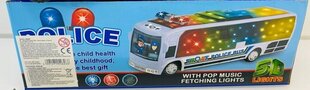 Движущийся автобус Police, со световым и звуковым эффектом (30063) 8268 цена и информация | Игрушки для мальчиков | kaup24.ee