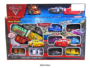 McQueen autode komplekt, 12tk hind ja info | Poiste mänguasjad | kaup24.ee