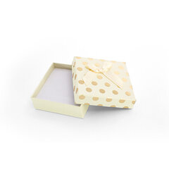 Beneto Кремовая подарочная коробка с золотыми точками КП6-9 цена и информация | Подарочные упаковки | kaup24.ee