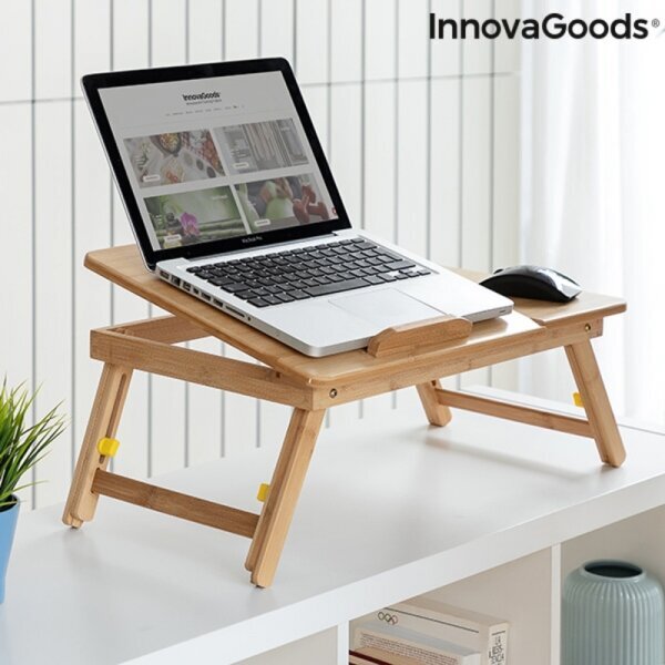Kokkupandav sülearvuti laud sahtliga hind ja info | Arvutilauad, kirjutuslauad | kaup24.ee