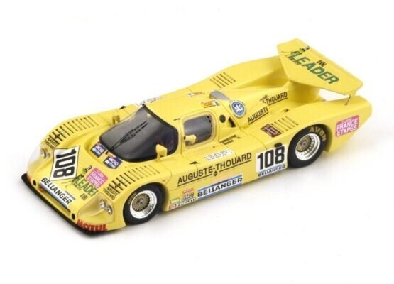 Sauber C6 #108 24H Le Mans 1987 Y. Hervalet-Yvon-Bourjade S4082 Spark 1:43 цена и информация | Mudelautode kollektsioneerimine | kaup24.ee