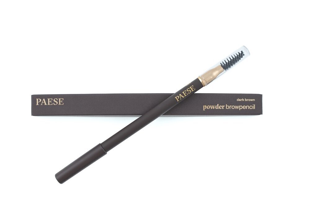 Kulmupliiats Paese Powder Brow Pencil Dark Brown, 1,19g hind ja info | Kulmuvärvid, -pliiatsid | kaup24.ee