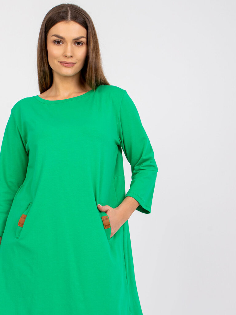 Naiste roheline oversize kleit цена и информация | Kleidid | kaup24.ee