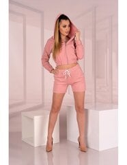 Женский спортивный костюм Merribel Leneves Powder D05, розовый цена и информация | Спортивная одежда для женщин | kaup24.ee