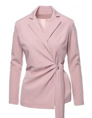 Пиджак K056 с завязками сбоку - грязно-розовый цена и информация | Женские пиджаки | kaup24.ee