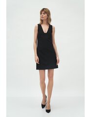 Черное платье с глубоким декольте - S173 цена и информация | Платья | kaup24.ee