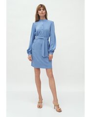 Голубое платье на воротнике-стойке - S177 цена и информация | Платья | kaup24.ee