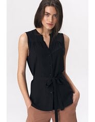 Armas must varrukateta pluus - B108 hind ja info | Naiste pluusid, särgid | kaup24.ee
