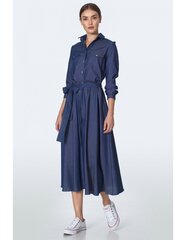 Denim midi kleit - S159 hind ja info | Kleidid | kaup24.ee