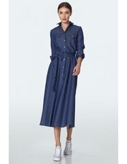 Denim midi kleit - S159 hind ja info | Kleidid | kaup24.ee