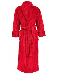 Pikk punane hommikumantel ELIZA hind ja info | Naiste hommikumantlid | kaup24.ee
