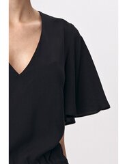 Черное макси-платье с расклешенными рукавами - S137 цена и информация | Платья | kaup24.ee