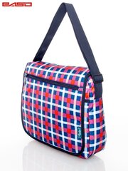 Школьная сумка через плечо в мелкую клетку цена и информация | Рюкзаки и сумки | kaup24.ee