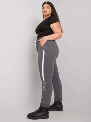 Женские спортивные штаны больших размеров, темно-серые  цена и информация | Спортивная одежда женская | kaup24.ee