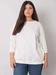 Naiste ecru Plus-suuruses pluus hind ja info | Naiste pluusid, särgid | kaup24.ee