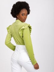 Женская повседневная блуза, ярко-зеленая  цена и информация | Женские блузки, рубашки | kaup24.ee