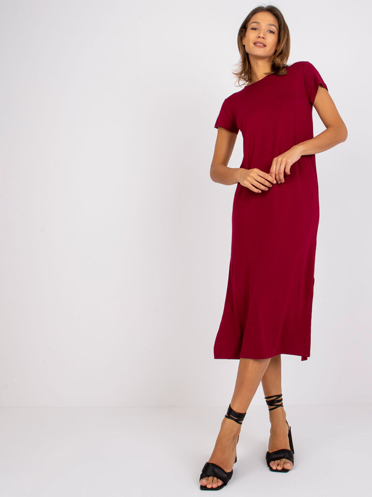 Naiste maroon Basic kleit hind ja info | Kleidid | kaup24.ee