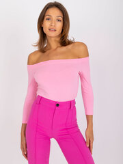 Женская блуза Basic, розовая  цена и информация | Женские блузки, рубашки | kaup24.ee