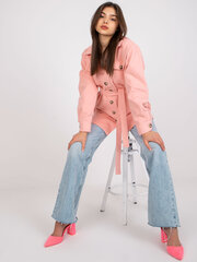 Женская длинная рубашка, светло-розовая  цена и информация | Женские блузки, рубашки | kaup24.ee