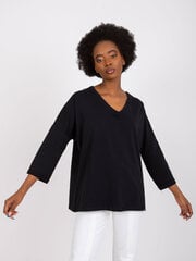Женская блуза с кружевом, черная  цена и информация | Женские блузки, рубашки | kaup24.ee