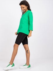 Женская блуза с кружевом, зеленая  цена и информация | Женские блузки, рубашки | kaup24.ee