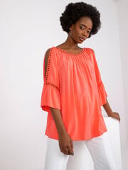 Женская блуза в стиле кэжуал, коралловая  цена и информация | Женские блузки, рубашки | kaup24.ee