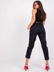 Женские брюки из ткани, черные цена и информация | Женские брюки | kaup24.ee
