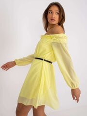 Женское повседневное платье, ярко-желтое  цена и информация | Платья | kaup24.ee