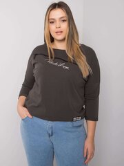 Женская блуза цвета хаки Plus size цена и информация | Женские блузки, рубашки | kaup24.ee