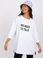Naiste valge trükiga pluus hind ja info | Naiste T-särgid | kaup24.ee