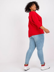 Naiste punane pluss suuruses pluus hind ja info | Naiste pluusid, särgid | kaup24.ee