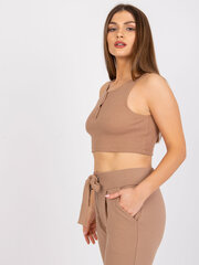 Женская коричневая блузка больших размеров цена и информация | Женские блузки, рубашки | kaup24.ee