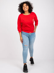 Женская блузка больших размеров, красная цена и информация | Женские блузки, рубашки | kaup24.ee
