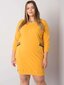 Naiste tumekollane Plus-suuruses kleit hind ja info | Kleidid | kaup24.ee